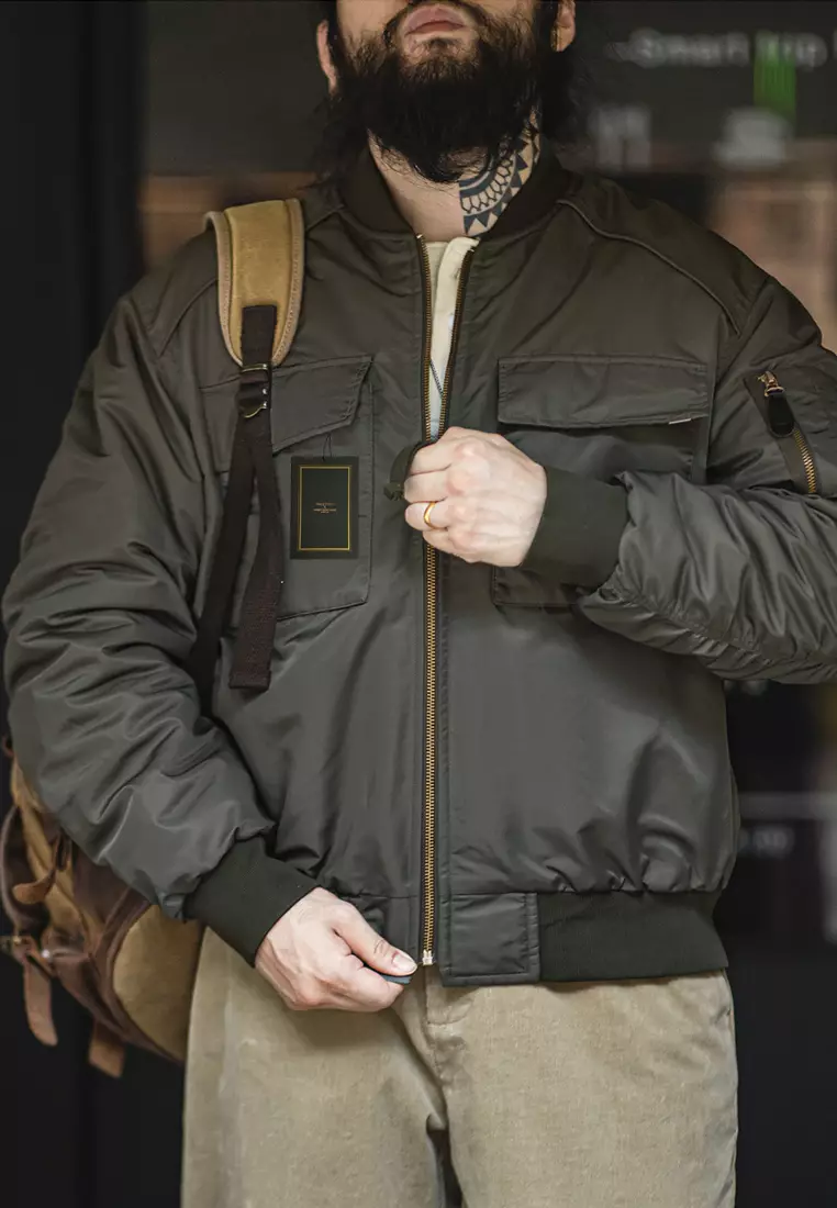 marka 24SS TYPEWRITER BOMBER JACKET（marka 24SS TYPEWRITER