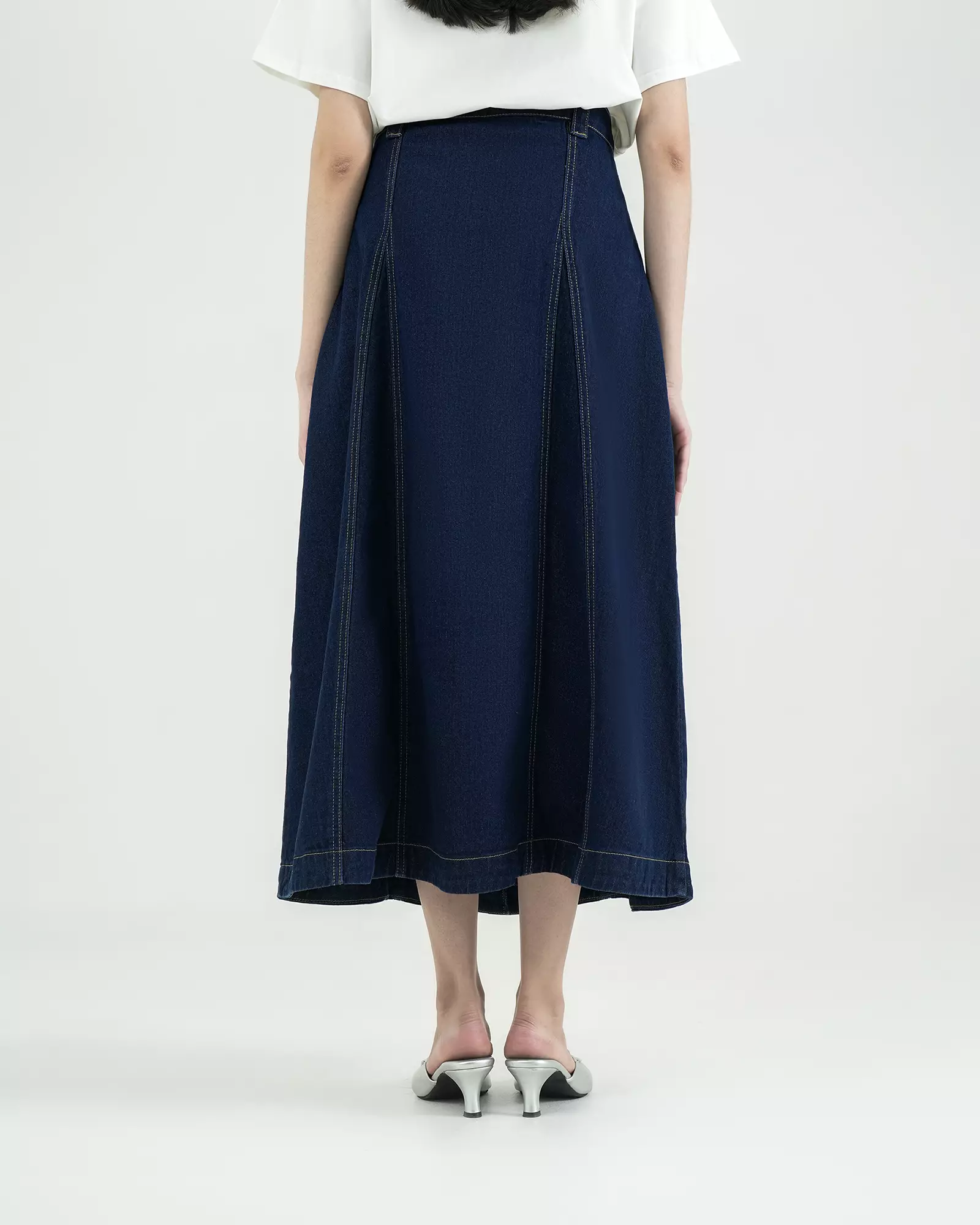 Geulis.id DEIA DENIM SKIRT - Darkdenim