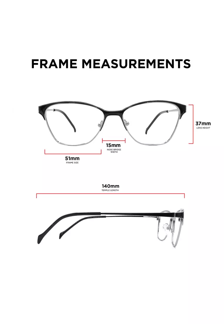 SS1943 (C1-Pink & Gold) Anti-Radiation Computer Eyeglasses for Women