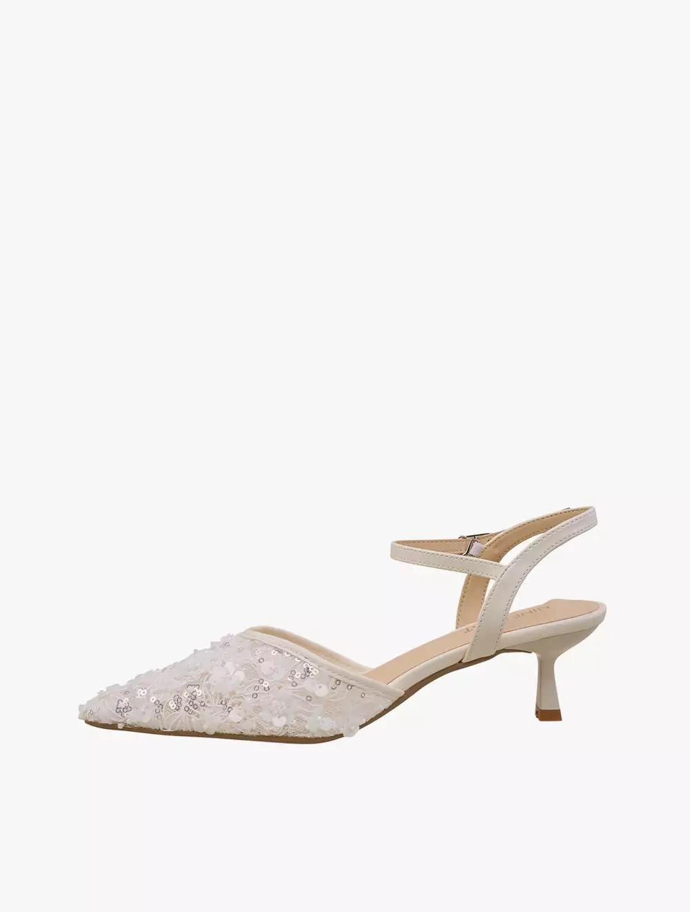 Payless Nine West Womens Haite Kitten Heels - Off White_04