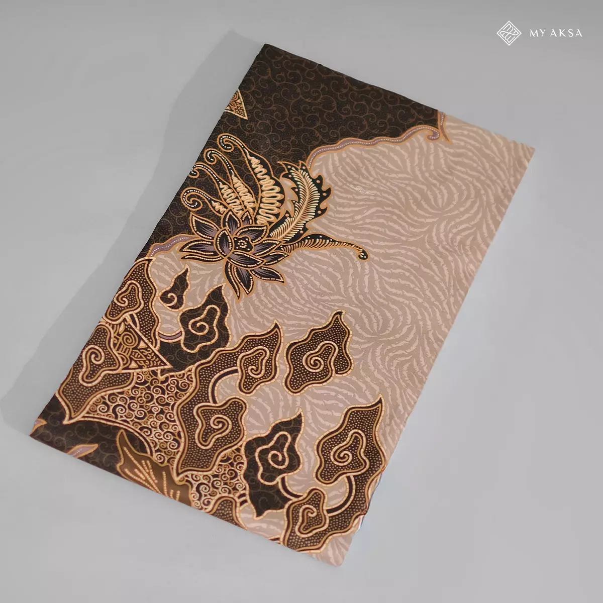 My Aksa Kain Batik Print Mahaveer Brown