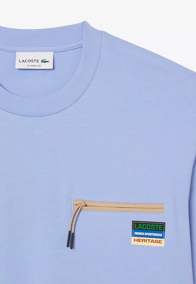 Zipper Pocket Interlock T-shirt