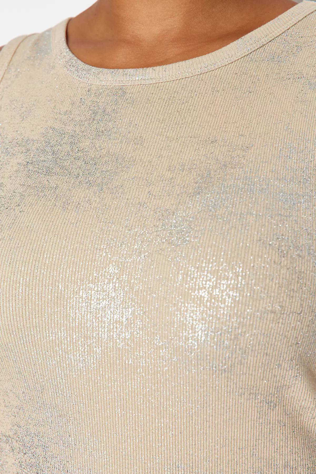 Plus Size Shimmer Top