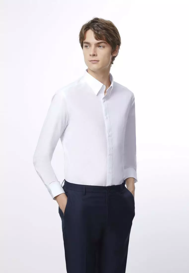 G2000 Non-Iron Easy Care Smart Fit Poplin Shirt