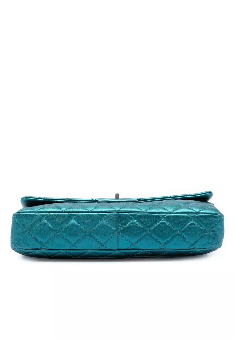 Pre-Loved Chanel Quilted Metallic Calfskin Reissue 2.55 Flap 226