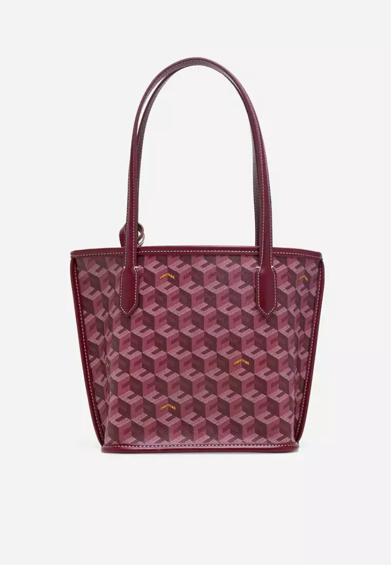 Russo Mini Tote Bag Burgundy