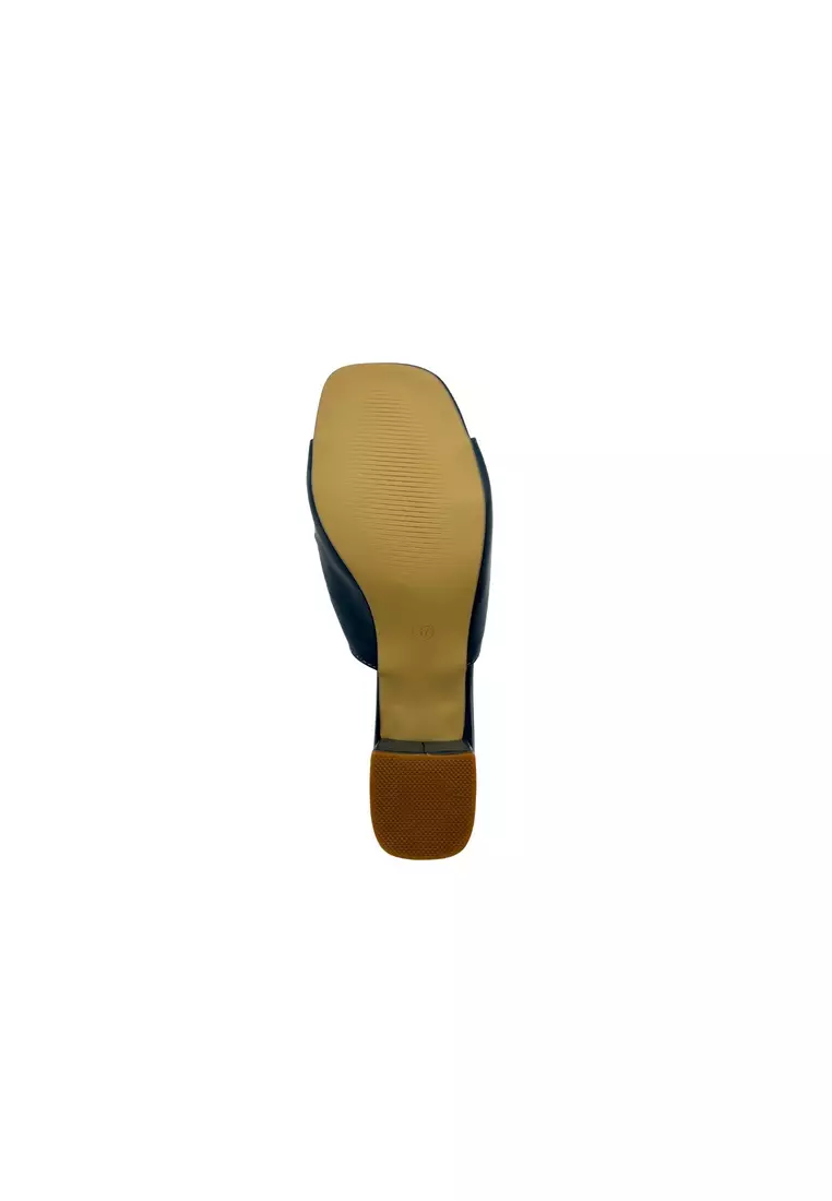 Lancaster Polo Women/Lady Open Toe Slip On Sandal Heels