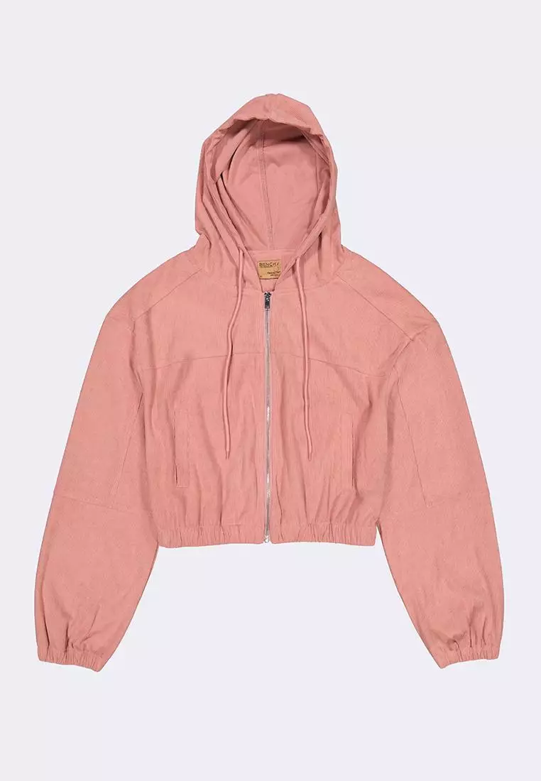 Pink Corduroy Urban Outfitters Cropped Corduroy Jacket Buy BENCH