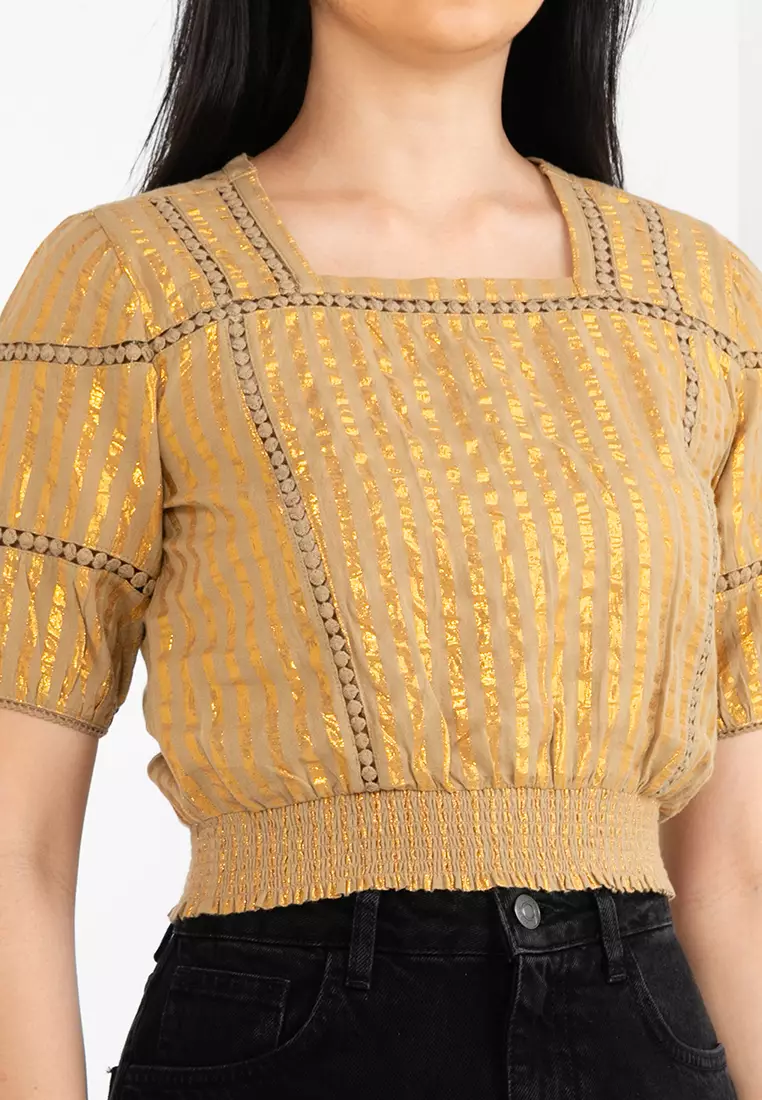 Textured Crop Top - Original & Vintage
