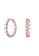 SWAROVSKI pink Millenia Hoop Earrings E2745ACCF3A83DGS_1