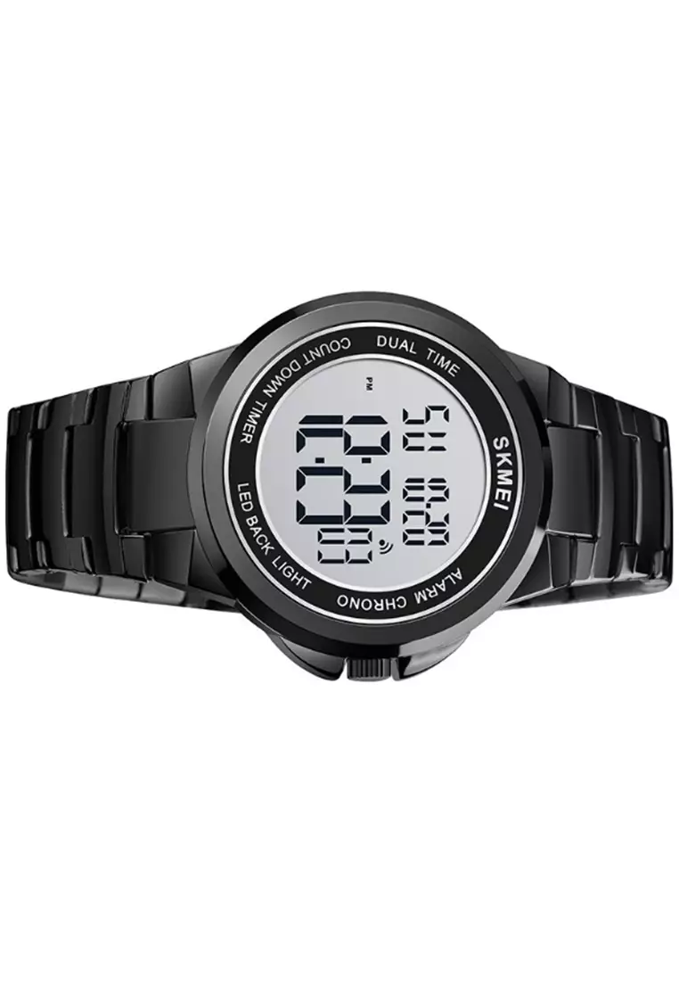 Jam Tangan Digital Pria Waterproof Many Function Strap Tali Material Stainless Steel BY31 ORIGINAL