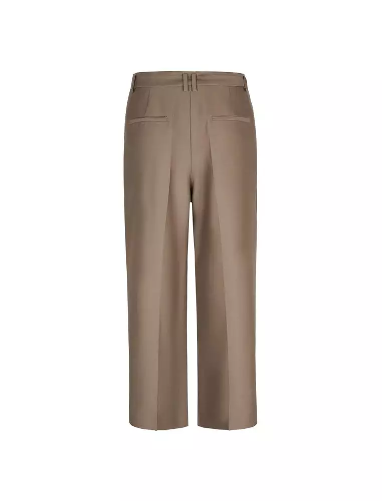 Straight Cut Ankle-Length Pants