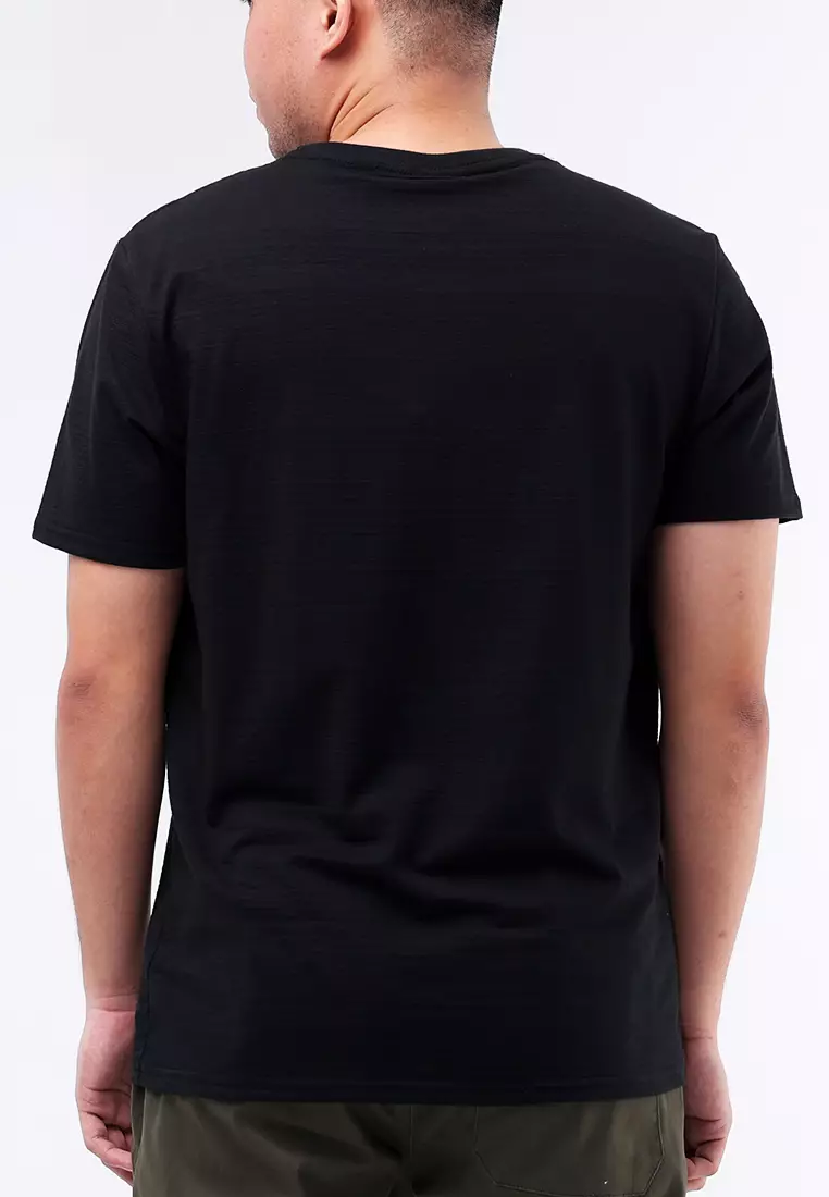 Round Neck Crazyline Short Sleeves T-Shirt