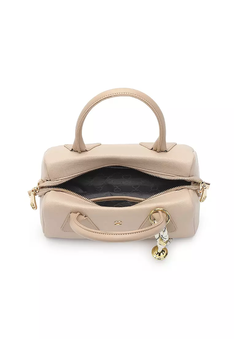 Women's Top Handle Bag / Sling Bag / Crossbody Bag - Beige