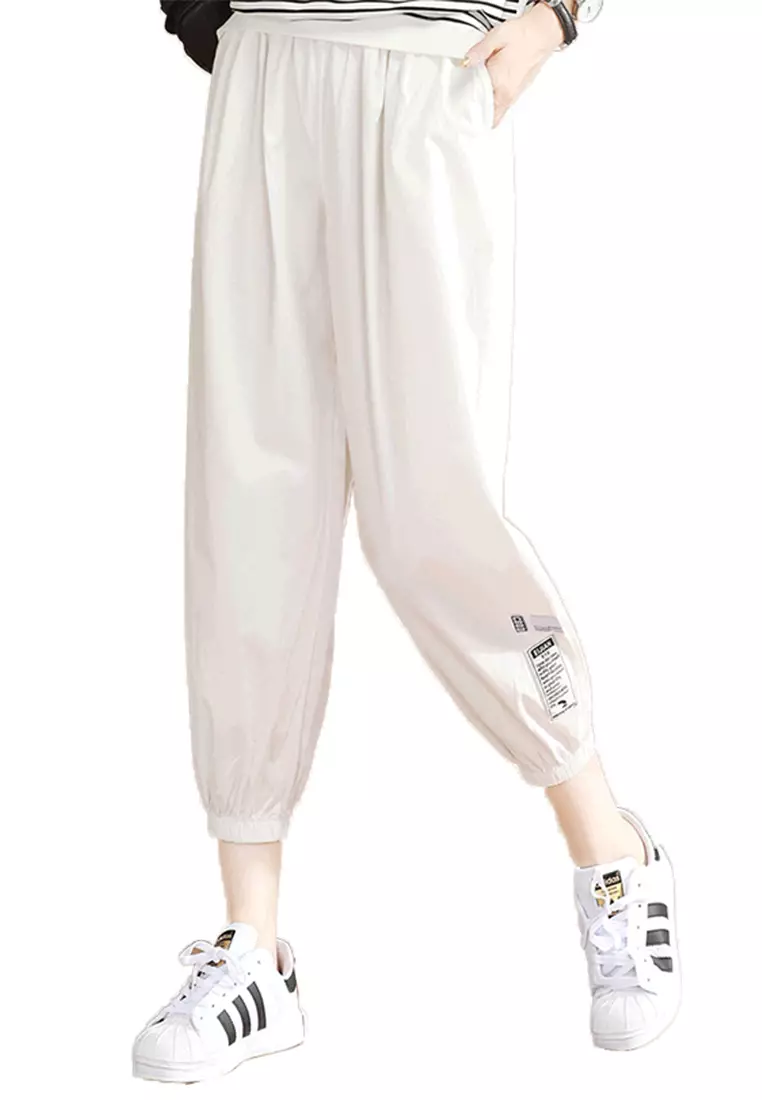 White sweatpants sales for women