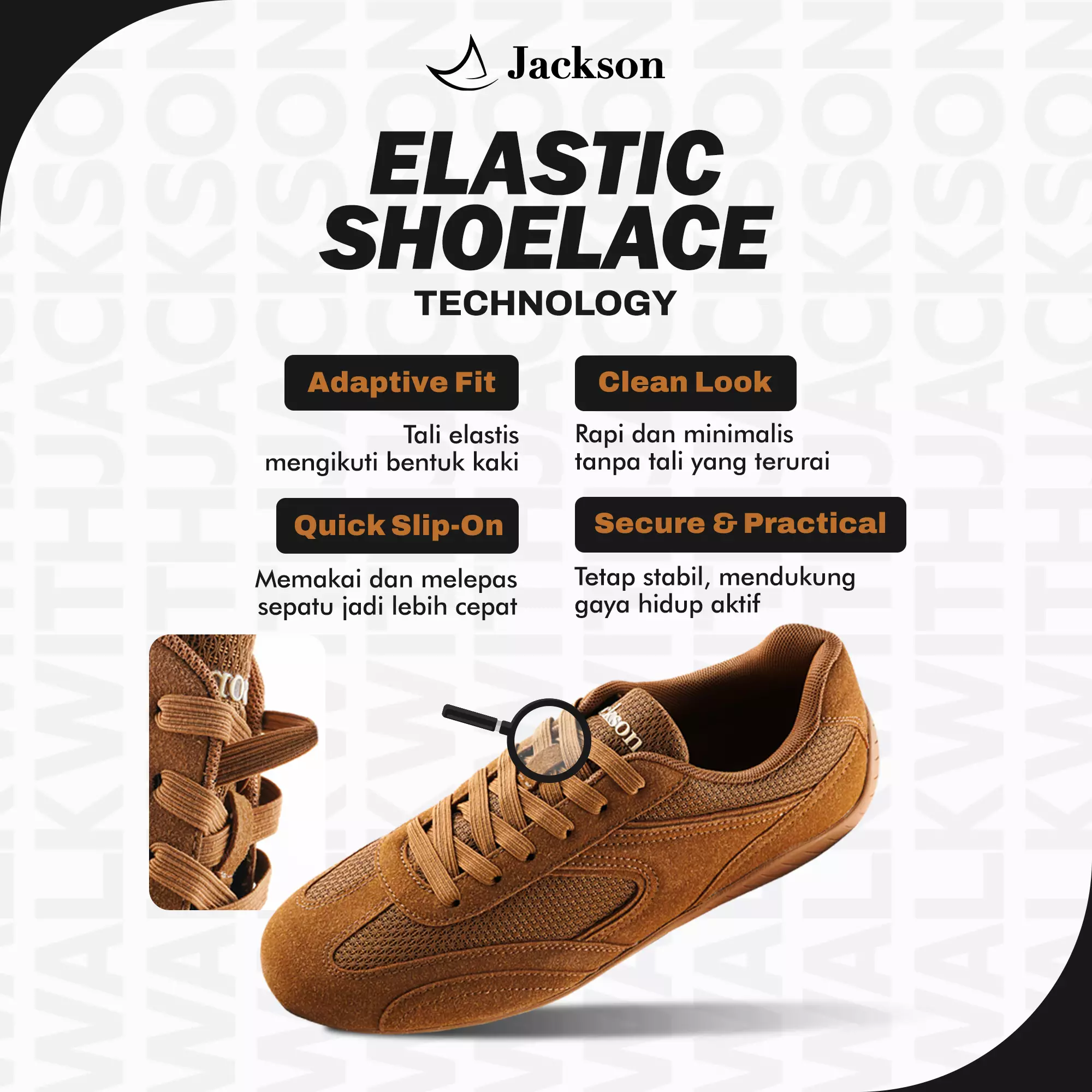Jual Jackson Jackson Kane 1JY Full Black - Sepatu Sneakers Original ...