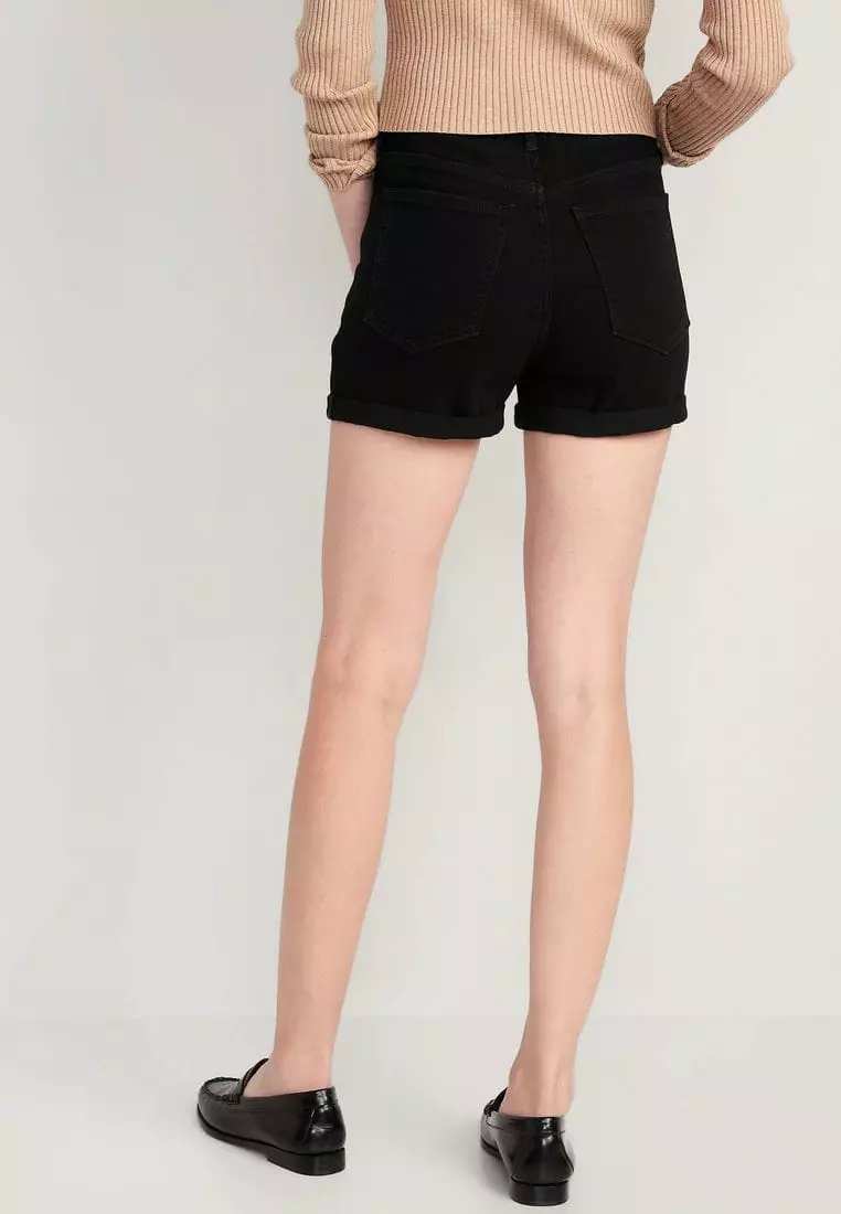 Black Jean Shorts Old Navy Black Bermuda Shorts Buy Old Navy High