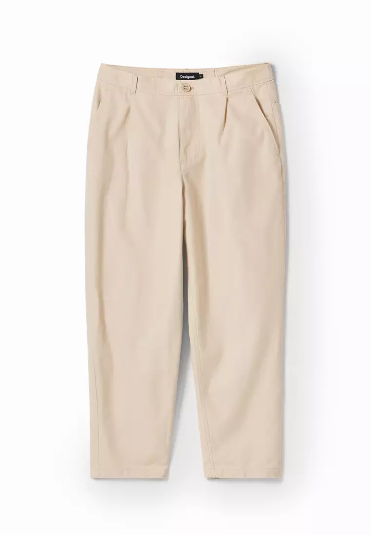 Tapered chino trousers