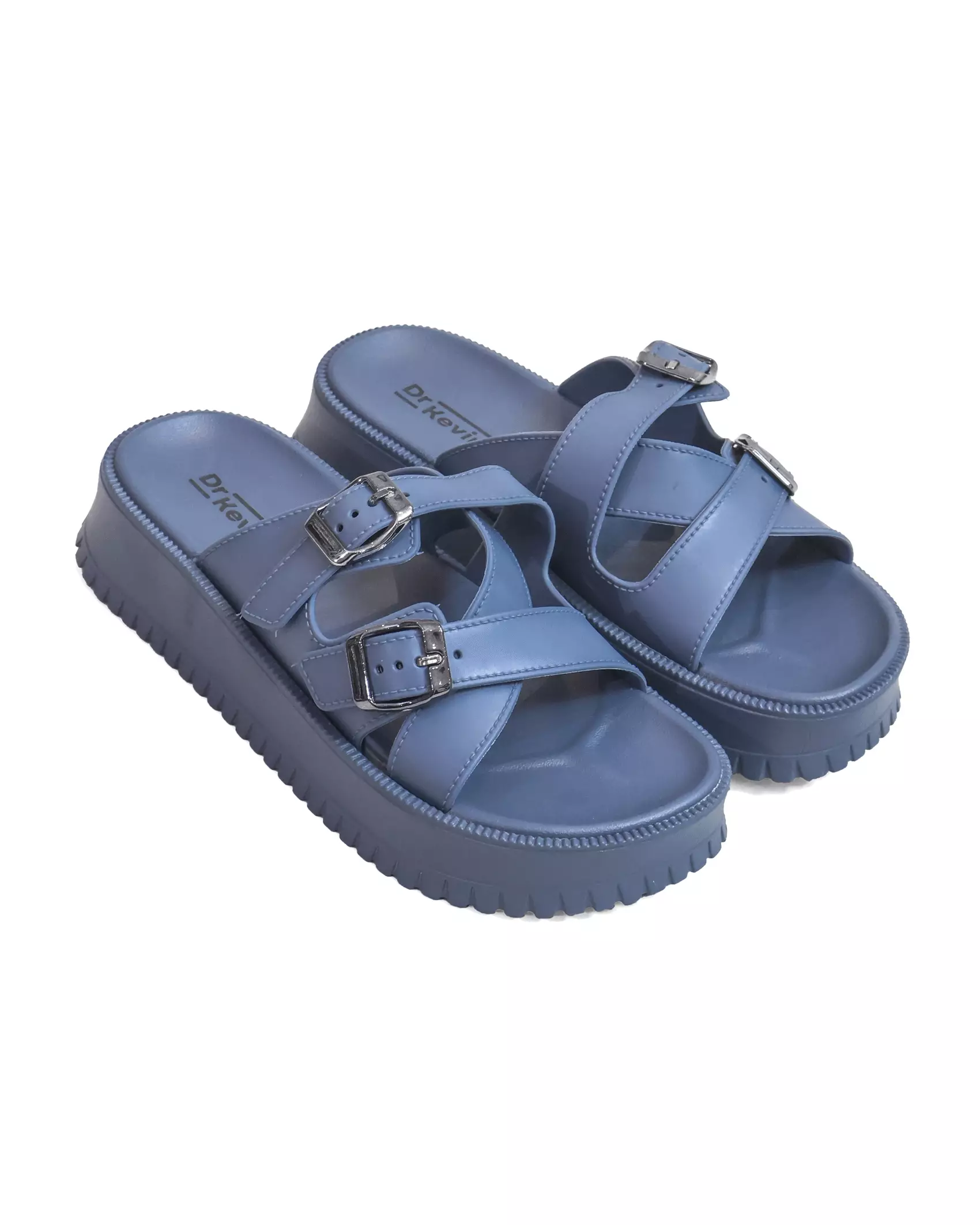 Dr. Kevin Sandal Selop Wanita Hak Rata Tinggi Flat Sandals 571-136