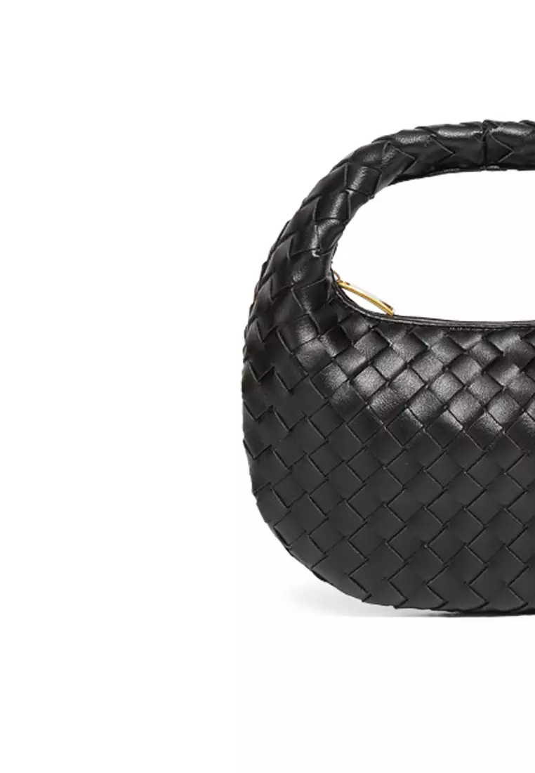Faux Leather Woven Hobo Bag CX-B1904