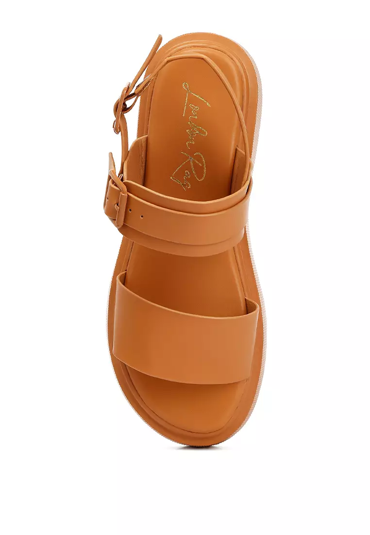 Tan Chunky Sandals