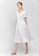 TAV white [Korean Designer Brand] Cotton Pleats Neck Dress - White 01980AAFDC031AGS_1