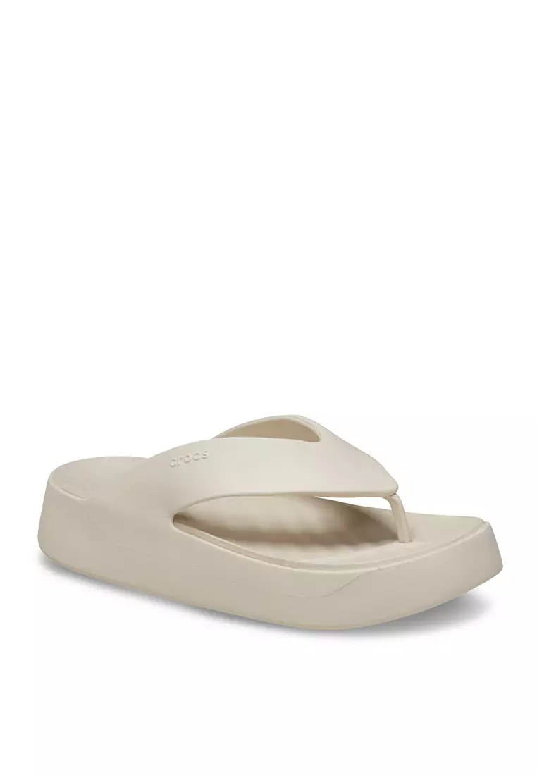 Crocs Women Getaway Platform Flip - Stucco