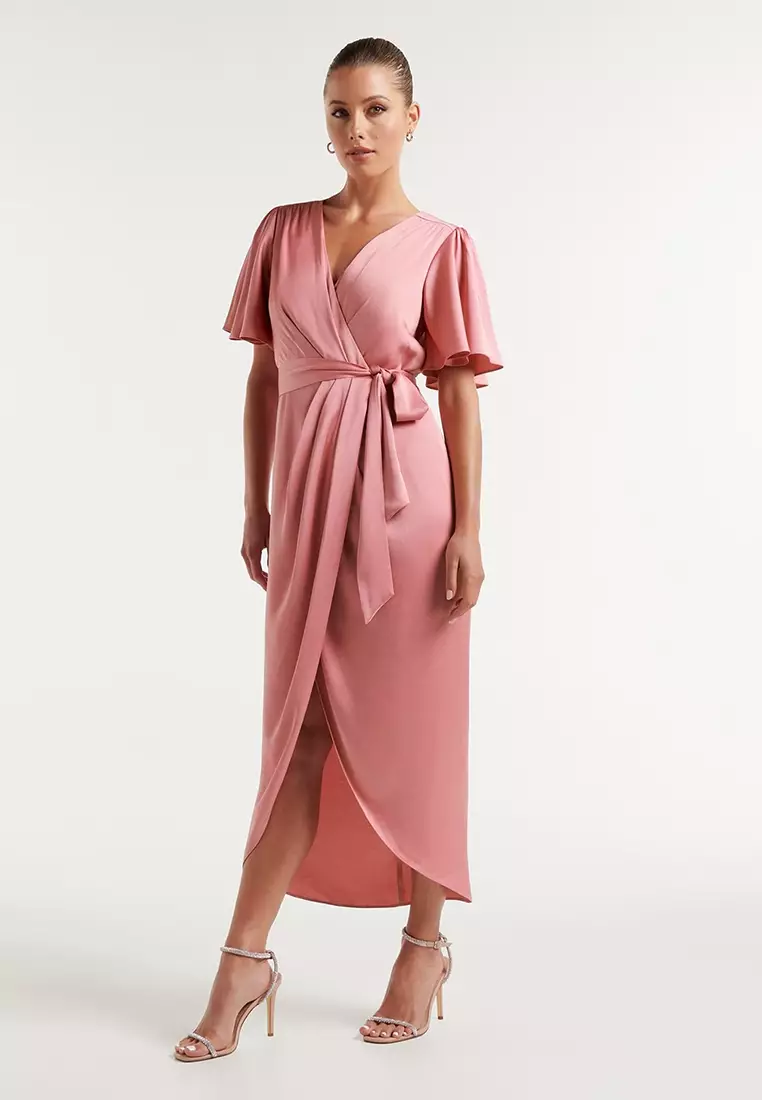 Buy Ever New Carolina Satin Midi Dress 2024 Online | ZALORA Philippines