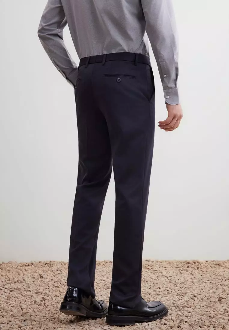 G2000 Sweat Wicking Smart Fit Twill Suit Pants with Elastic Waist Band