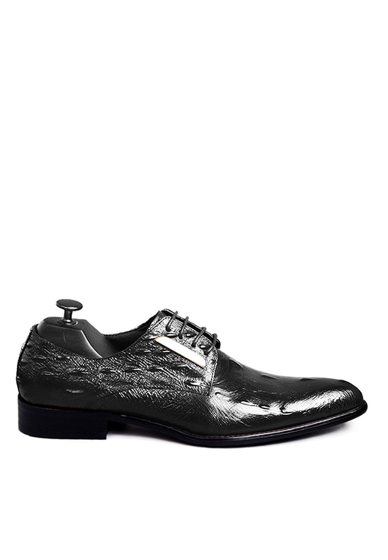VANSA Croco Embossed Leather Business Shoes VSM-F23705