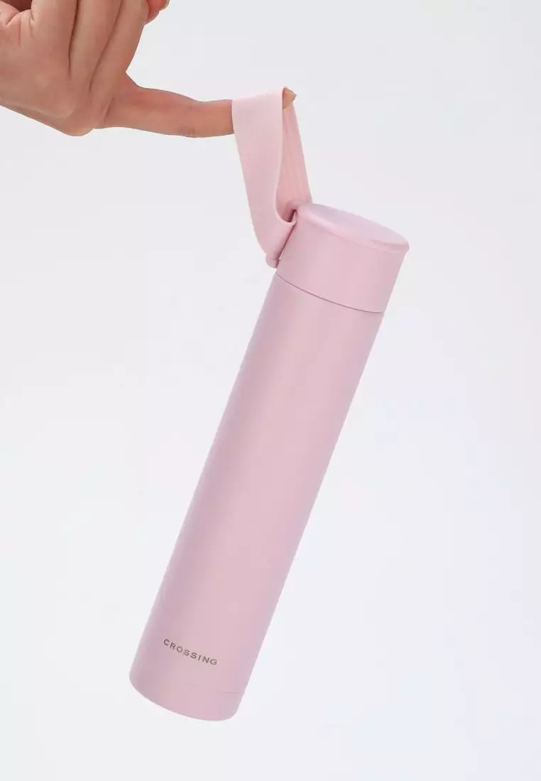 Crossing Compact Slim Insulated S/S Bottle 250ml - Blush Pink