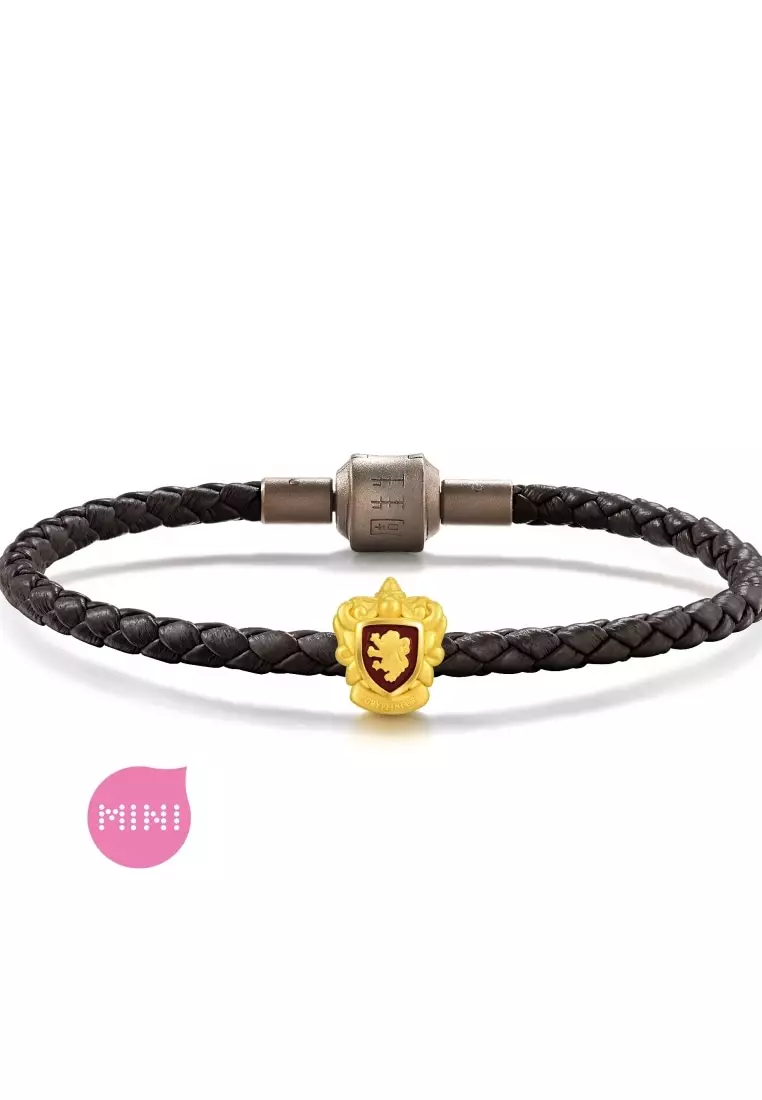 999 Gold Harry Potter Gryffindor Charm for Women & Men 92754C [Bracelet not included]