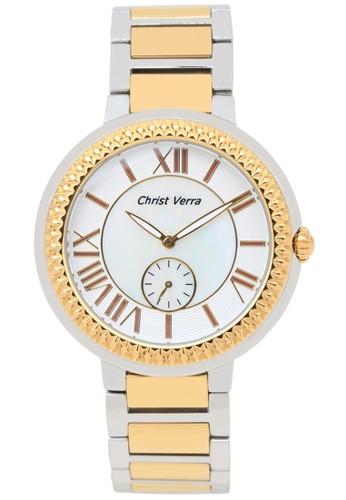 Christ Verra Fashion Men's Watch CV 67184G-12 WHT/IPG White Gold Stainless Steel