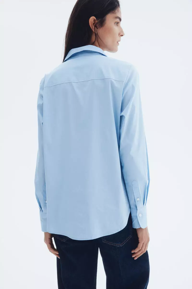 Cotton-blend shirt