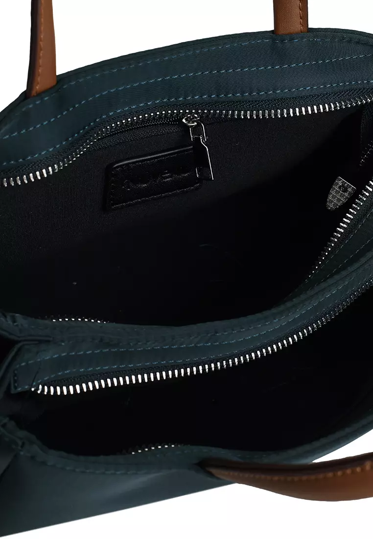 Premium Oxford Nylon Convertible Top Handle Bag With Pouch