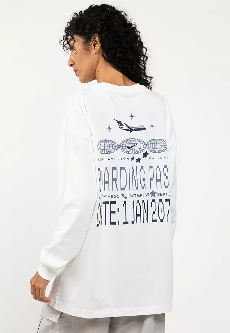 Sportswear Oversized Long-Sleeve T-Shirt