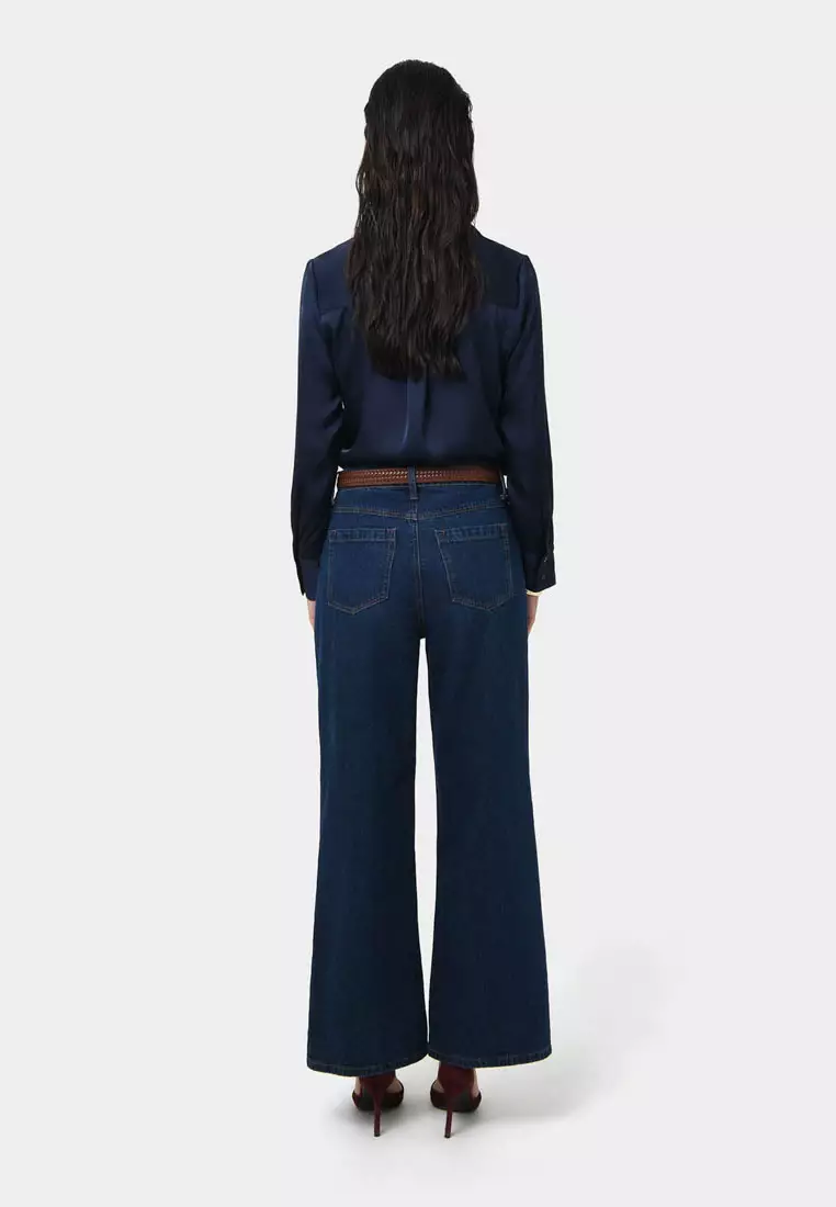 Lila V-neck Satin Blouse