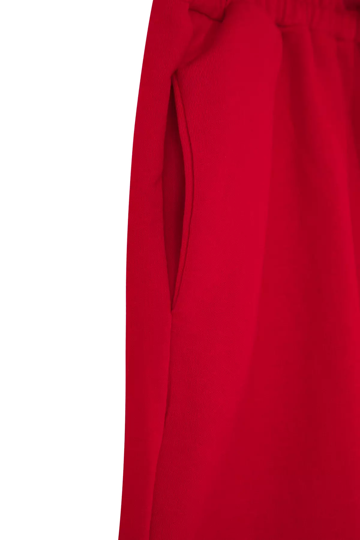 Black-Red 2-Piece Boy's Cotton Basic Knitted Shorts & Bermuda Tkdss25Sr00003