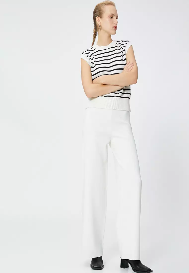 High Waist Wide Leg Pants