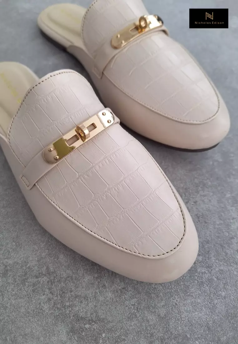 Nicholas Edison Flat Hiromi Cream