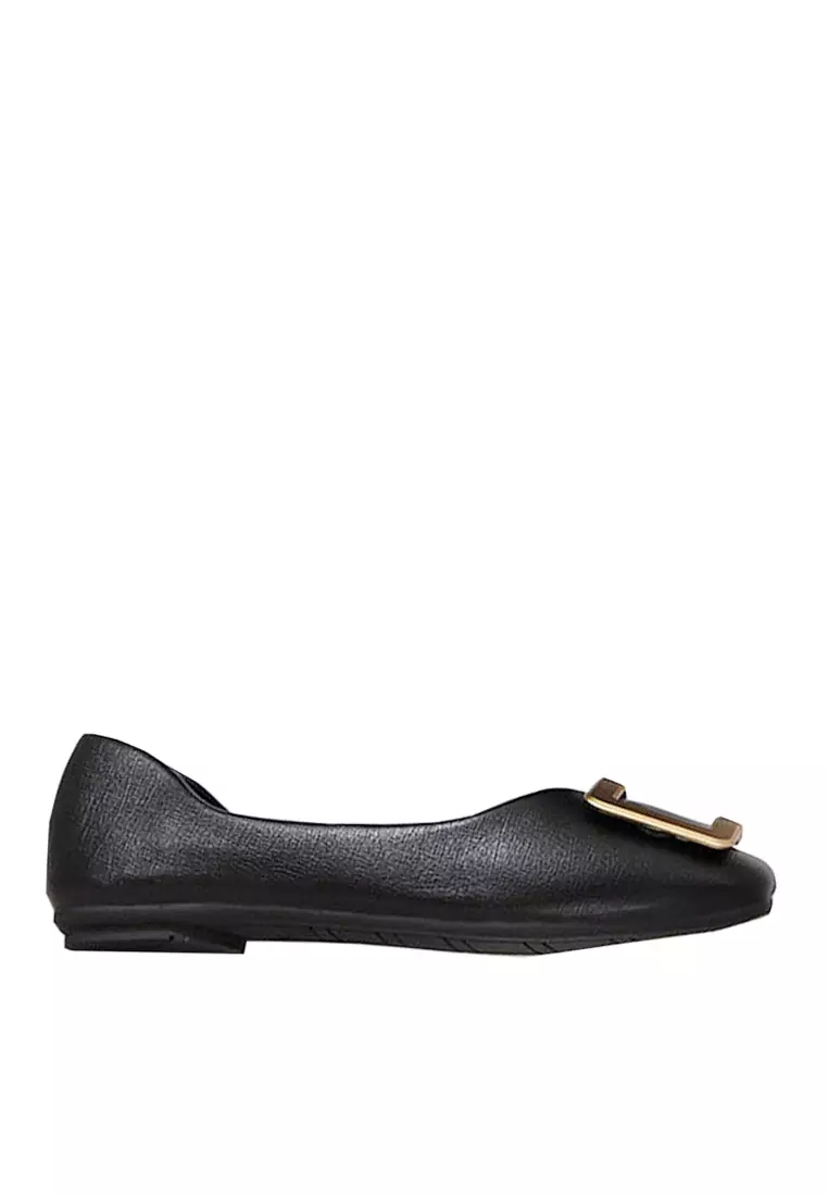Discount on Twenty Eight Shoes  shoes - SKU: VANSA Fashion Square Buckle Flat Shoes VSW-F2022-13
