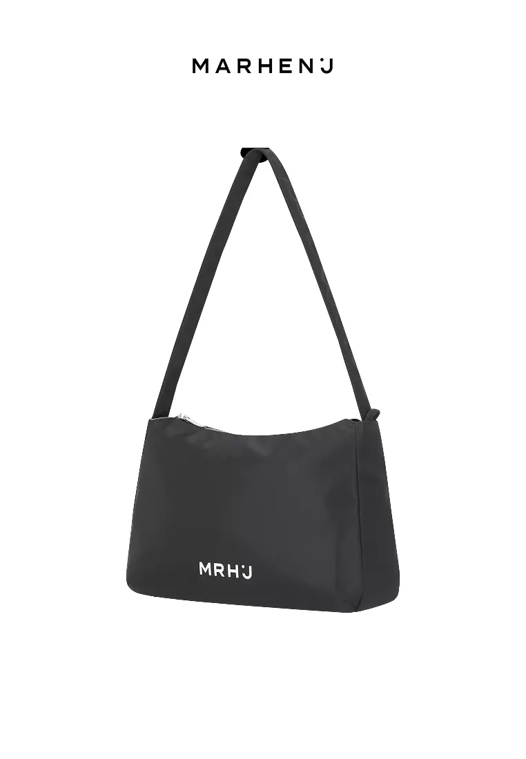 CIA L Nylon Crossbody Bag Black