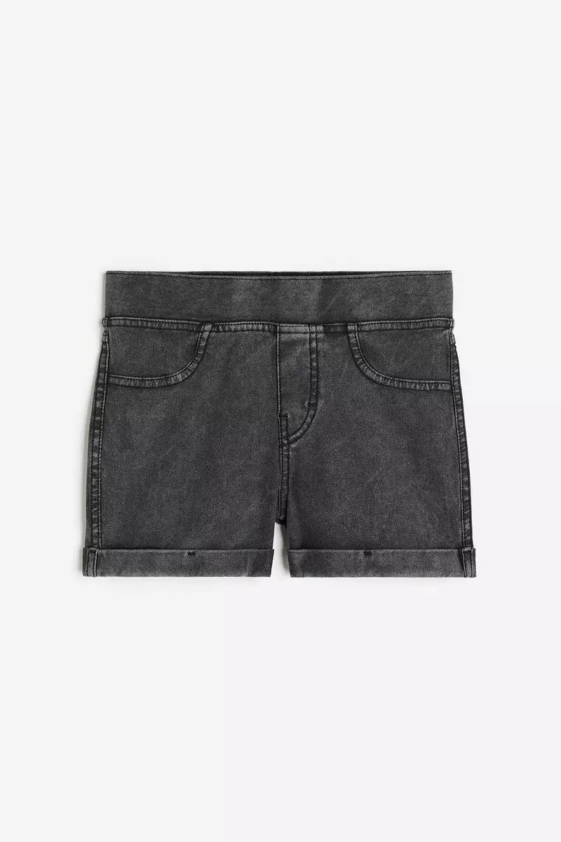 H&m black jean outlet shorts