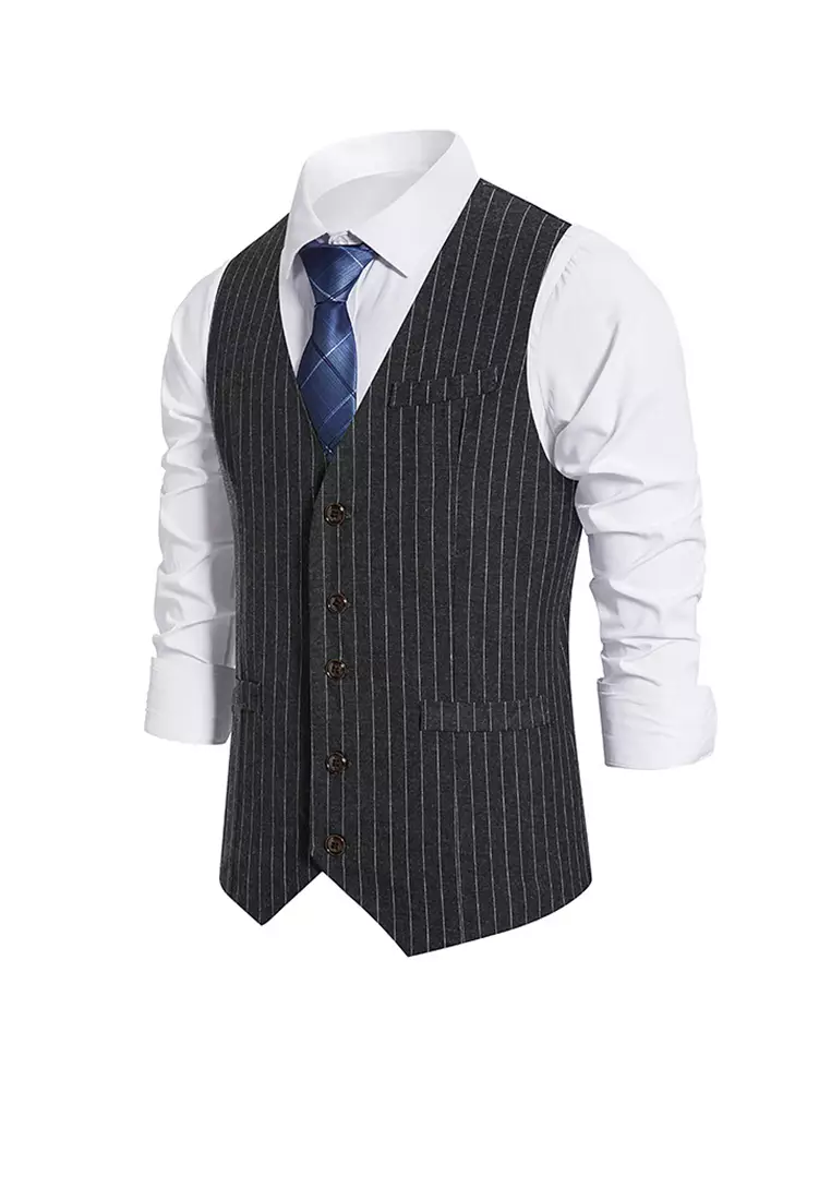 Mens gray vest outlet