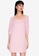 ZALORA BASICS pink Puffed Sleeves Mini Dress 43A67AA659D914GS_1