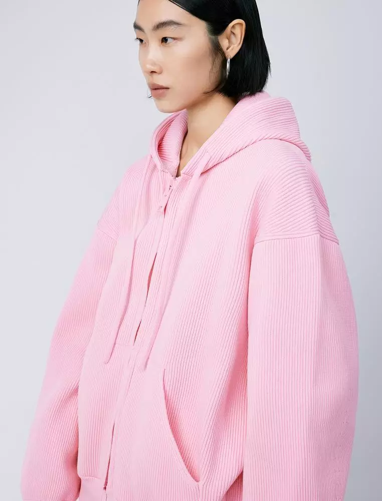 Midi Hooded Cardigan Sweater