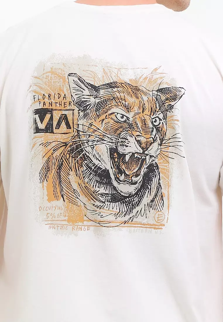 RVCA☆Horton Panther Short Sleeve Tee パンサー 半袖 Tシャツ Horton Panther Short Sleeve Tee - RVCA
