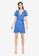 Springfield blue Short Sustainable Viscose Dress 54D3BAAEE695EBGS_4