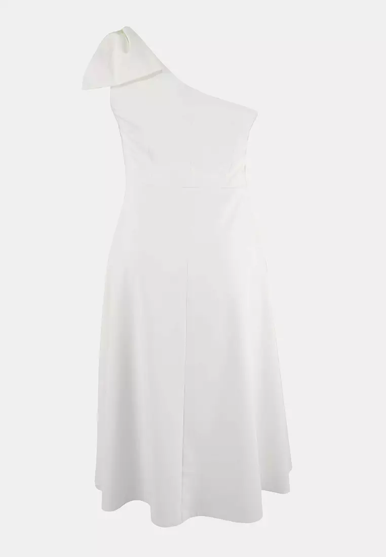 Ecru Finike Woven Large Size Dress Tbbss25Ah00054