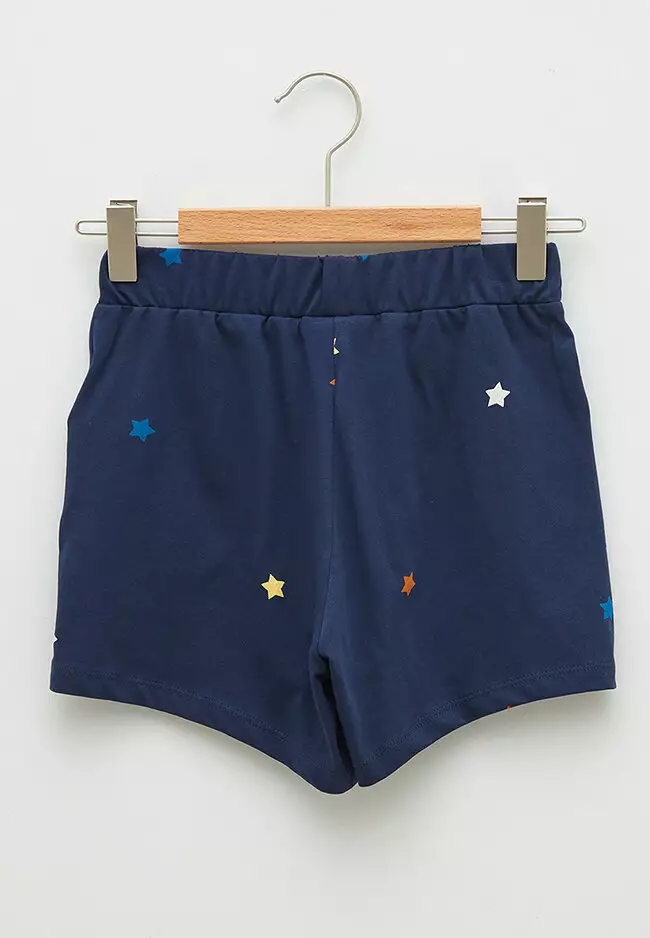 Girls navy blue shorts sales